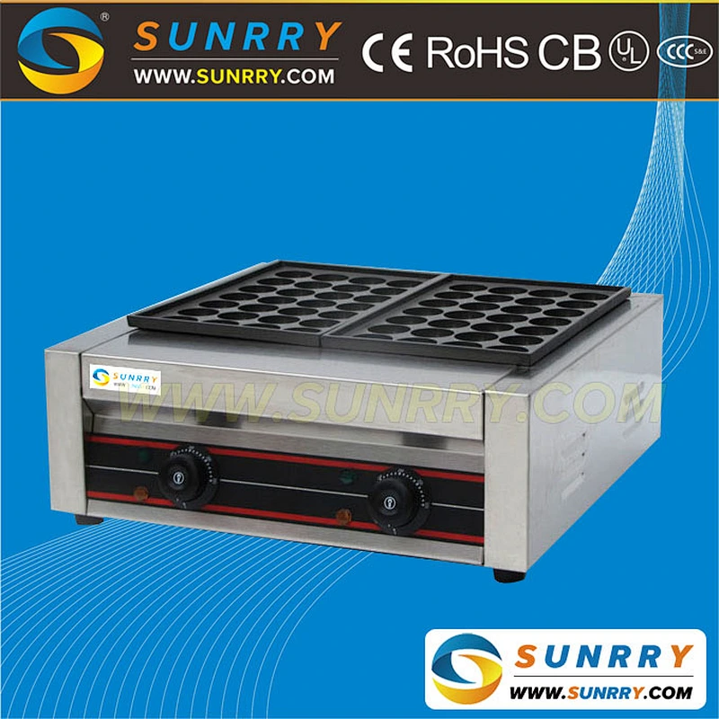 Electric stainless steel fish ball pellet grill delicious snack food machine (SUNRRY SY-FB63B)
