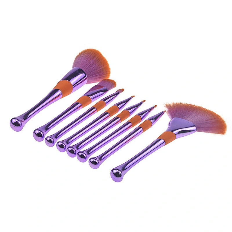 Sialia Plastic Handle makeup brush Sets Professional Cosmetic Brushes with  Eye Shadow Mixed Concealer Makeup Too