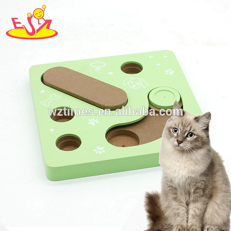 2018 Amazon top seller animal play game toy wooden learning dog toy with high value W06F085