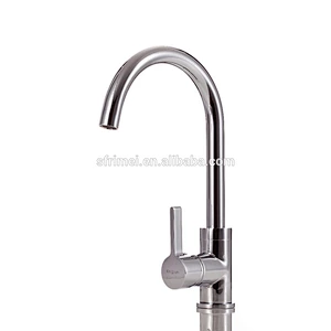 Deck Mounted Hose Durable Triangle Flexible Tri-flow Italian Design Kitchen Faucets