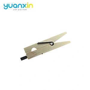 Clip Shape Cheap Bulk Wooden Usb Flash Drive 4Gb 8Gb 16Gb 32Gb 64Gb