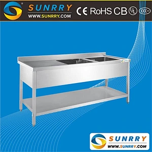 Wash Sink/Commercial Bathroom Double Sinks/Undermount Porcelain Kitchen Sink (SY-SK5612 SUNRRY)