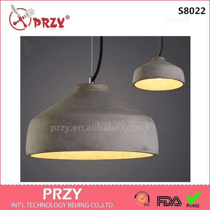 Europe Style Modern Silicone Mould Cement Pendant Concrete Art Lights Silicone Cement Molds Lamp For Restaurant,Cafe