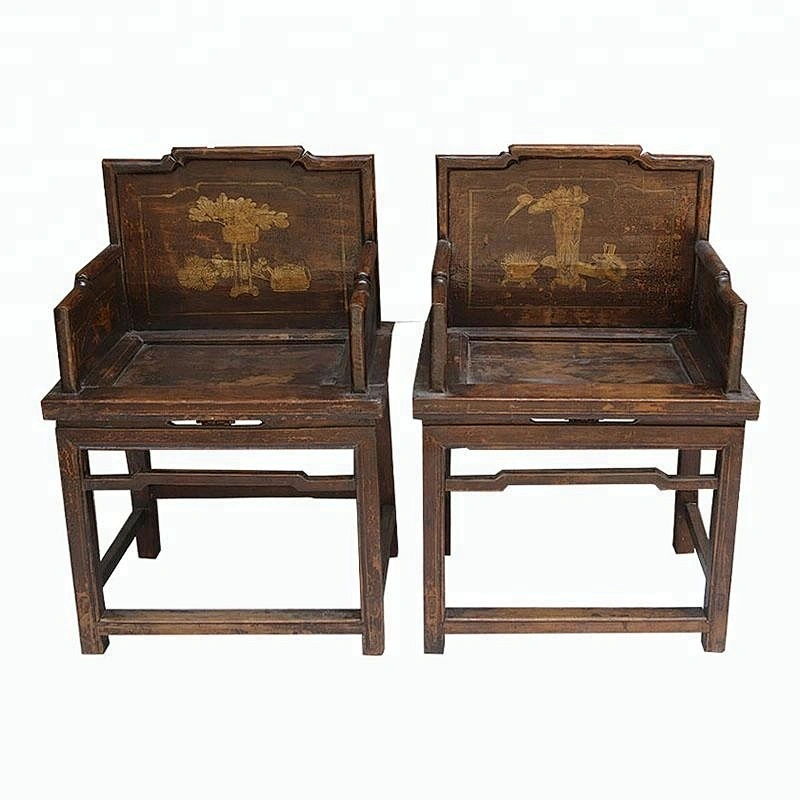 wholesale antique reproduction old furniture wooden dining chair