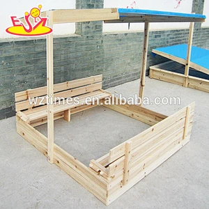 Wholesale cheap wooden outdoor playhouse high quality children wooden outdoor playhouse W10E003
