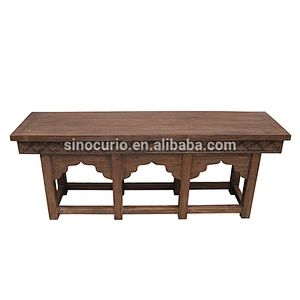 chinese antique beijing furniture carving hallway solid wood console table