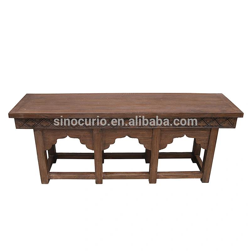chinese antique beijing furniture carving hallway solid wood console table