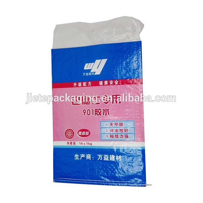 10kg 25kg blue laundry detergent, chemical, paint plastic pp woven bag with liner