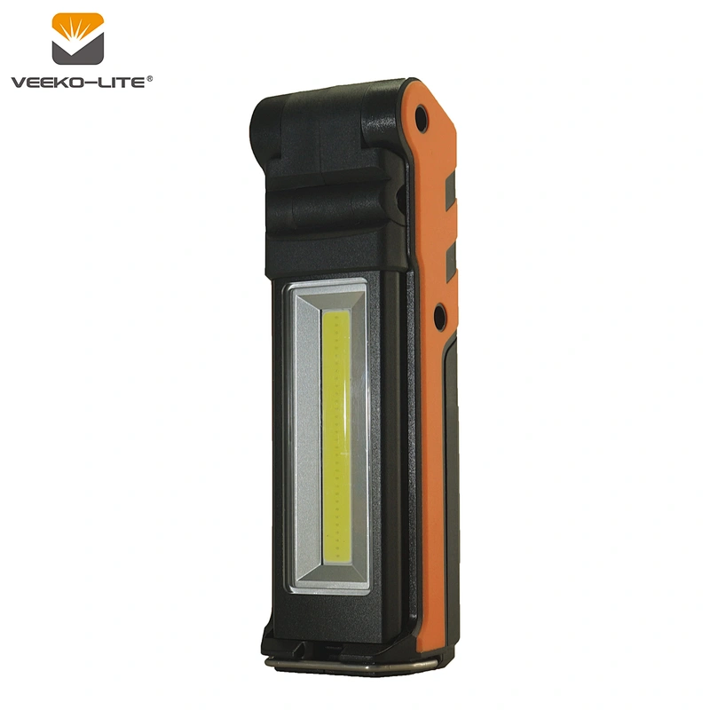 2018 3.7v2000mAh li-ion battery 5W COB flash light USB rechargeable worklinght lamp