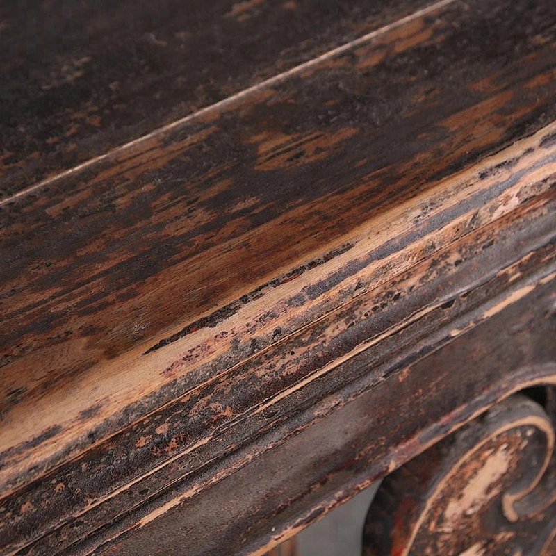 wholesale chinese oriental antique distressed solid wood side console table altar table
