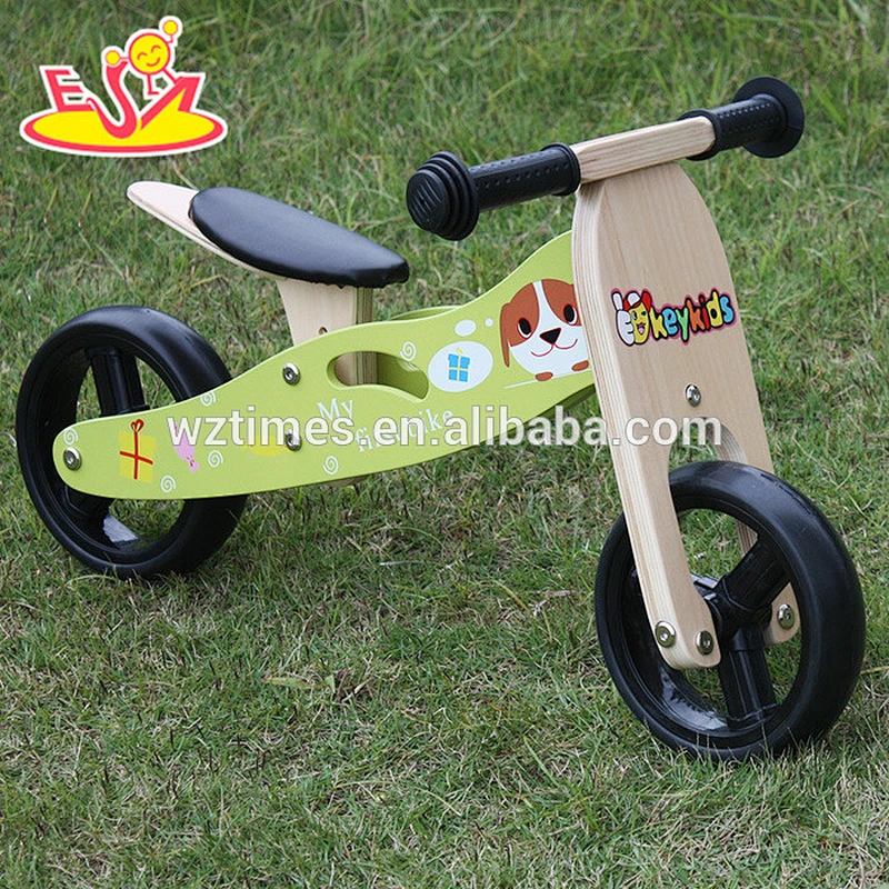2018 New design wooden balance bike toy children wooden balance bike toy baby wooden balance bike toy W16C098