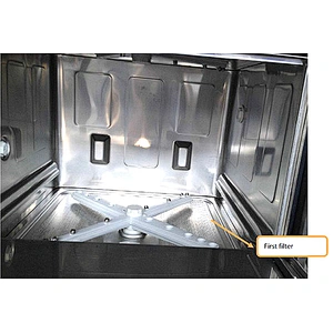 Professional double cylinder and spray tunnel type electric automatic detergent freshener dishwasher