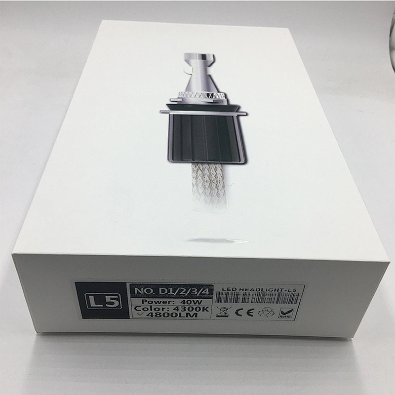 Car led headlight 40w lights L5 D1 2 3 4 4300K 4800lm headlight c6 led lighting bulb car headlight factory wholesale