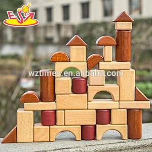 2018 Wholesale educational children's wooden building toys W13A132