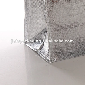new products custom recycled non woven gold gift shopping bag with handle