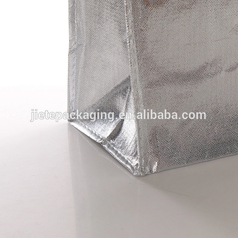 new products custom recycled non woven gold gift shopping bag with handle