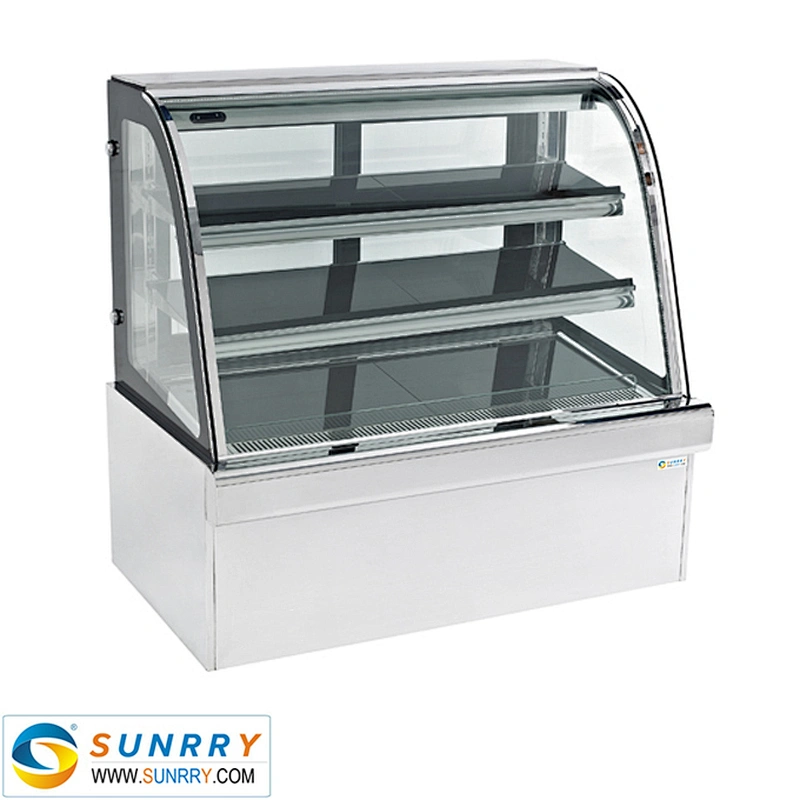 Hot sale single temperature cake display refrigerator and refrigerated cake display cases for bread and cake shop