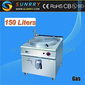 2018 New Design Best Selling Stainless Steel Gas Steam Jacketed Soup Kettle
