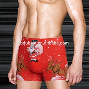 2015 new style cotton/spandex printed free sample men underwear