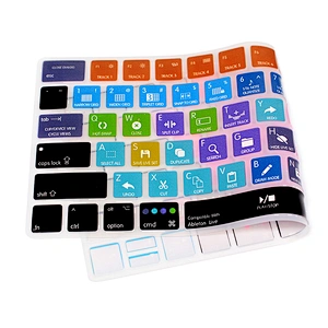 Waterproof Ableton Live Custom shortcuts skin oem hotkeys keyboard covers Silicone Keyboard Protective Film For magic