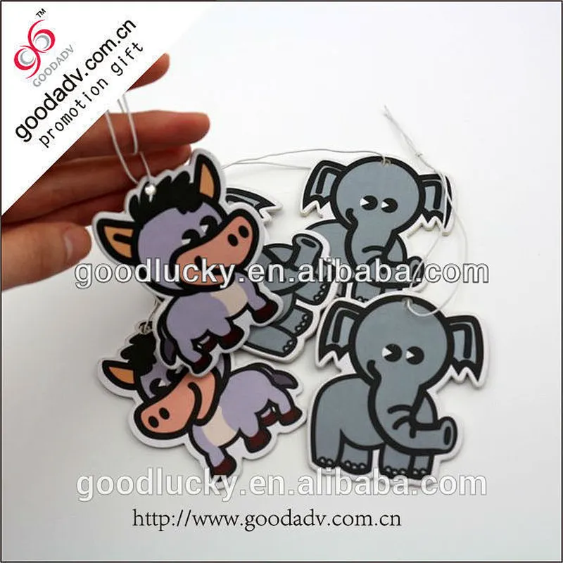 Car perfume hot sale paper car air freshener