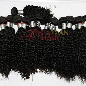 Top grade wholesale factory price 100% human Cambodian deep curly virgin hair weft