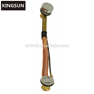 Flexible Stainless Steel Brass Bathtub Drain Waste Strainer