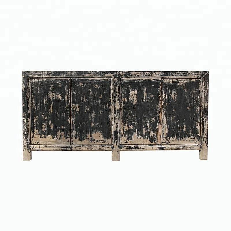 beijing chinese oriental antique reproduction old distressed storage sideboard furniture