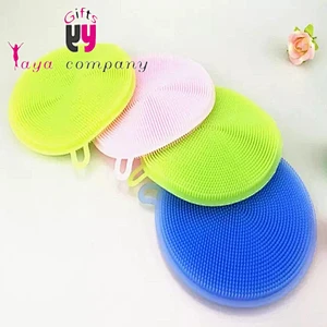 new design kitchen accessories silicone soft cleaning brush for pot/bowl