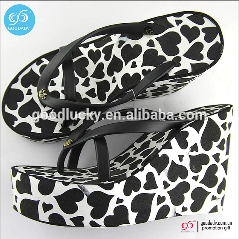 2017 new women sandals eva slipper high heels wedge flip flops