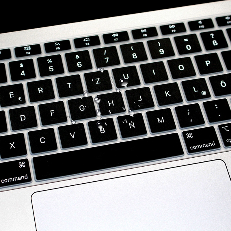 hot keys keyboard german Skin keyboard cover light keyboard cover for macbook ari 13 2018 A1932