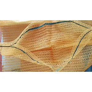 Export orange Raschel mesh bag for packing garlic onions potatoes carrots