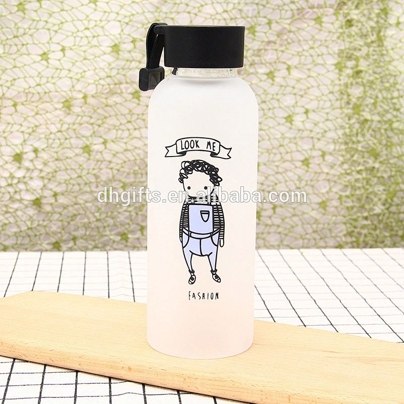 High Quality Big Capacity Glass Water Bottle Manufacturer Juice Bottle for Outdoor