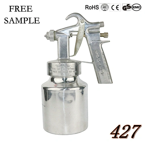 472C Aluminum Alloy metal 750ml or 1000ml suction low pressure paint spray gun