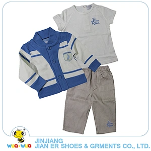 Fashion design children boys summer casual clothing set