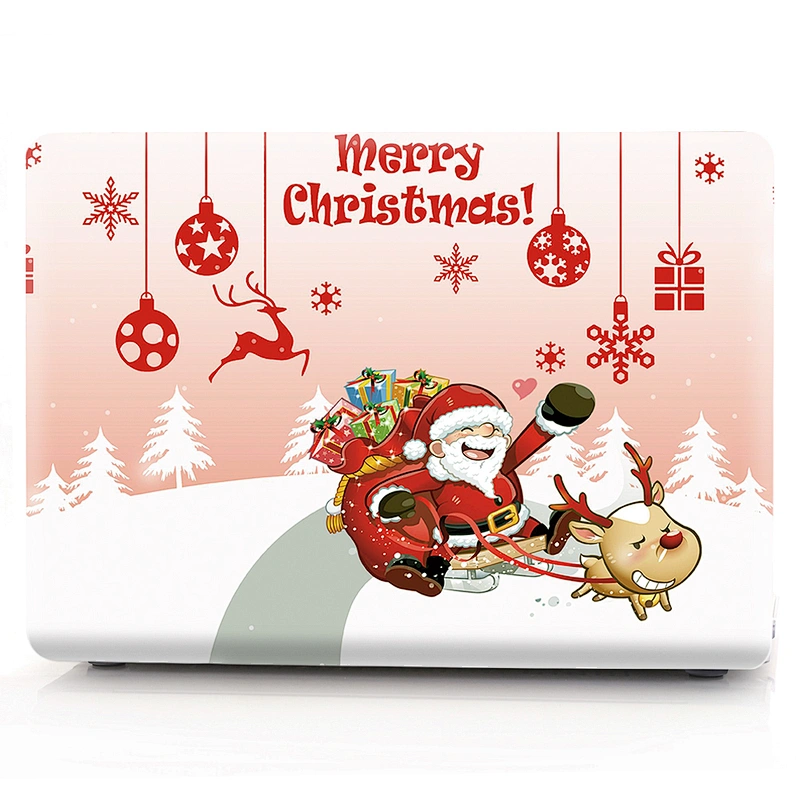 christmas case Smooth Soft-Touch Matte Hard case shell cover for mac macbook air 13 i For macbook 13