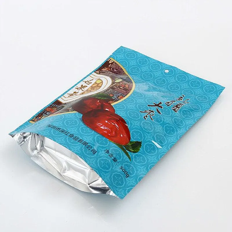 Wholesale blue PE bag for date packaging