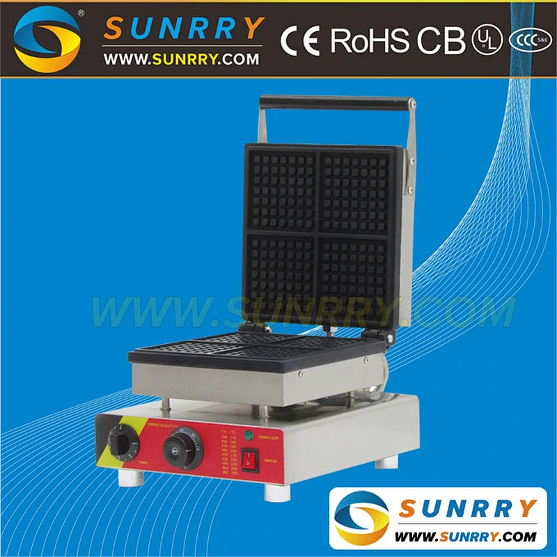 Industrial electric automatic 4 square waffle cookies/kiiosk maker