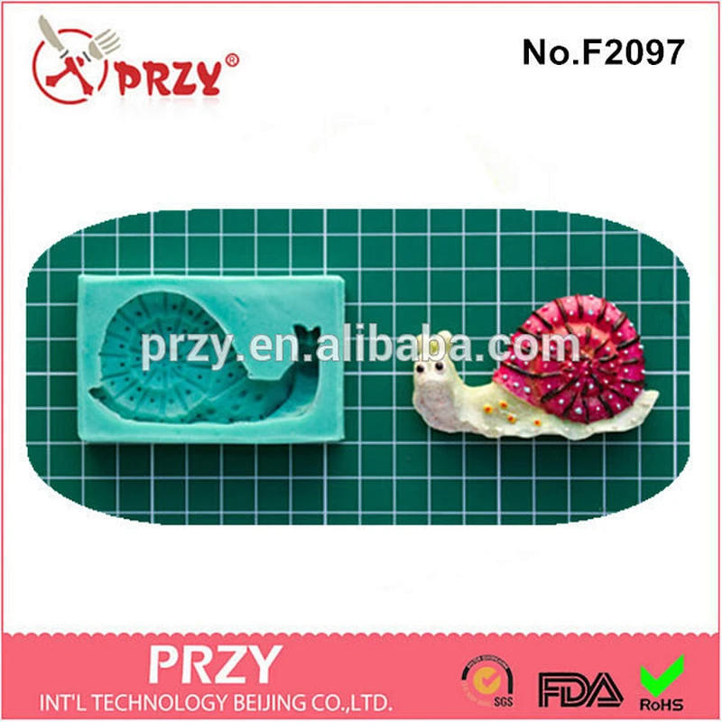 F2097 PRZY cake topper fondant silicone molds for microwave cake