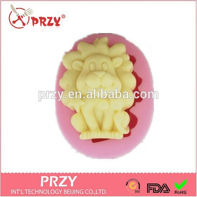 Soap Mold Lion Shape Silicone Mold