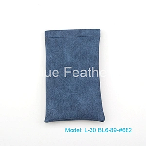 Gentlemen colored Soft PU Leather Sunglasses Pouch