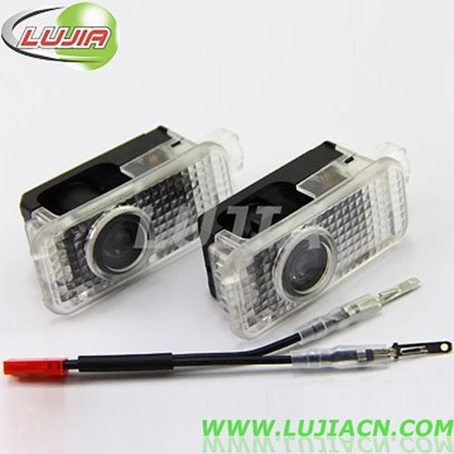 Error free for Volkswagen Phaeton Led logo door light , car welcome door lights for V W accessory project logo light