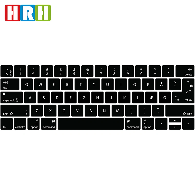 Arabic,russian,Swiss Language silicone keyboard skin  Protector Skin cover keyboard For Macbook New Pro 13  US/UK