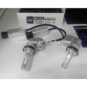 new arrival auto parts L6 Korean soul Y22 40W 6000LM H11 mini projector led car headlight prefer than t5 y19 conversation kits