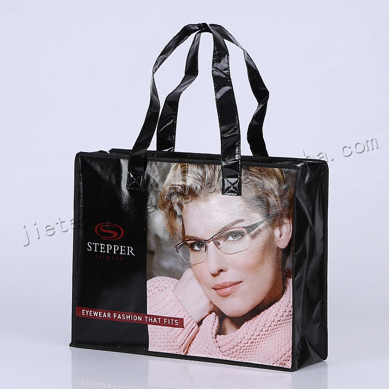 Factory wholesale cheap price bopp laminated printed plastic pp non woven tote shopping bag