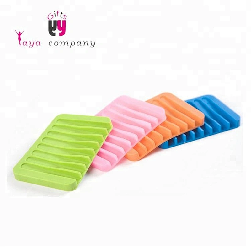 Bathroom Accessories Cheap Price Wash Soap Tray Silicone Soap Dish Holder