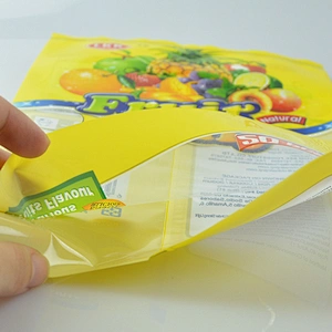 customized plastic foil film vacuum food bag for snack