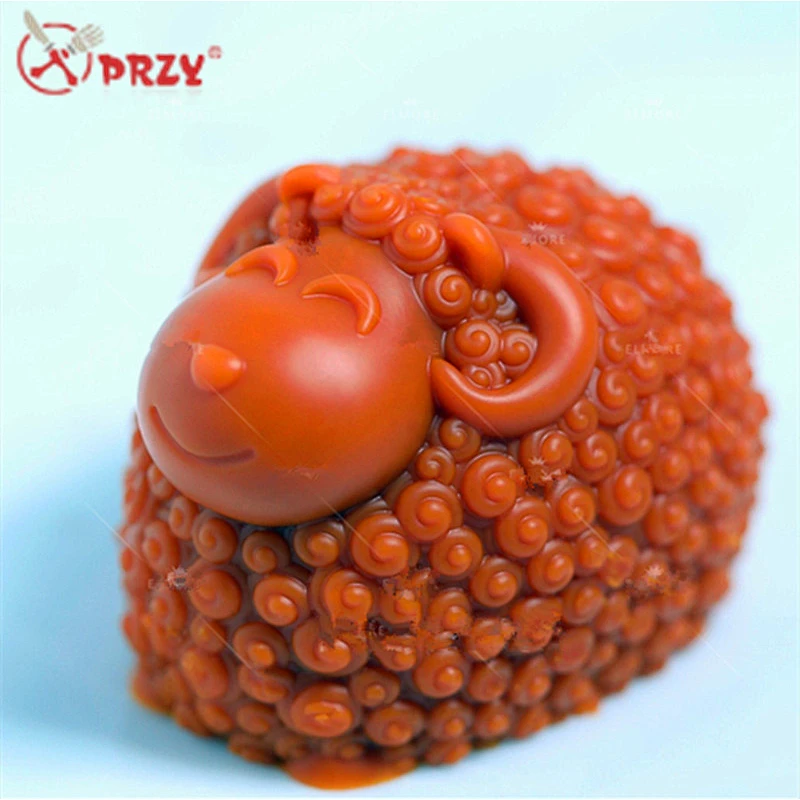 Handmade soap mold silicone Animal sheep shaped soap silicone molds
