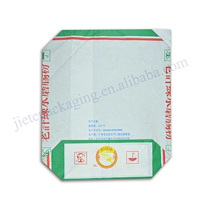 Multilayer white kraft paper wheat flour packaging bag 20kg for corn,potato flour,starch