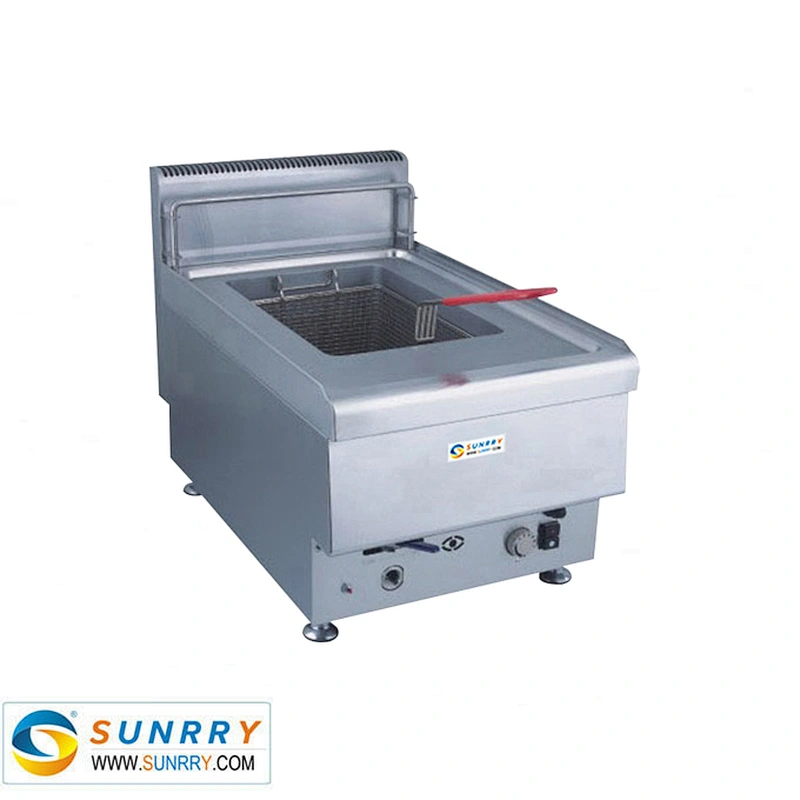 Commercial Countertop Fast Food Restaurant Equipment 10 Liter Stainless Steel Gas Henny Penny Deep Fryer with CE Approved